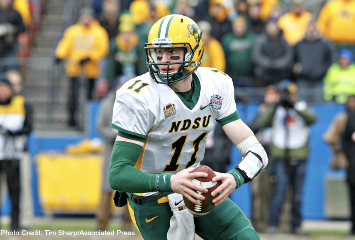 carson wentz bison jersey